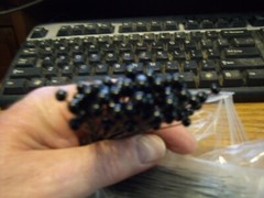 Taxidermy Glass Eyes 7mm Solid Black10 pr
