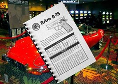 ASTRA MODEL A-75 Semi Automatic Pistol 9mm 40SW 45acp Gun Owners Manual A75