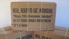 U.S. Original Military Case MRE with Menus «A» 1-12 «B» 13-24 Insp-05/25