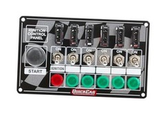 QuickCar Racing Products 50-164 7″ Wide x 4″ High Ignition Panel with Starter