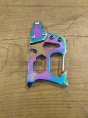 TactiCore Carabiner Style Multitool w/Flint Wheel Fire Starter Camping Survival