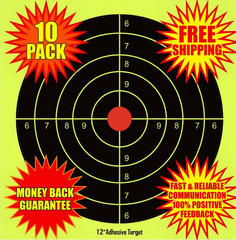10 CT – Reactive Splatter Shooting/Range Targets Burst – 12» x 12»
