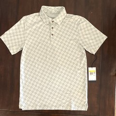 Nike Air Jordan Jumpman Geometric Men’s Sz Small Golf Polo blueish – green