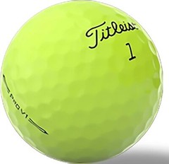 Titleist Pro V1 Yellow Used Golf Balls in Mint Condition, 2023, AAAA Quality
