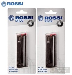 Rossi RS22 .22LR 10 Round MAGAZINE 2-PACK Steel 358-0001-00 OEM FAST SHIP