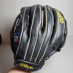 Wilson A600 12.5″ RHT Baseball Glove Black Adjustable Wrist Strap