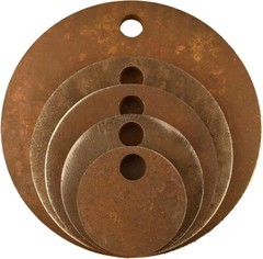 1/2″ AR500 Steel Shooting Targets 3″ 4″ 5″ 6″ 8″ Circle Set of FIVE