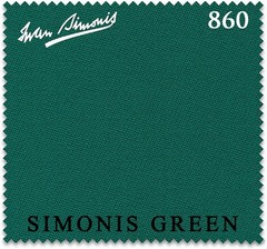 7′ Simonis 860 Pool Table Cloth – Tournament Green | AUTHORIZED DEALER