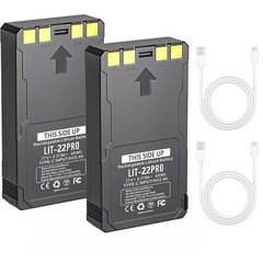 2-Pack Rechargeable LIT-22 Battery Compatible For Trail Camera Flex-M Flex G-36