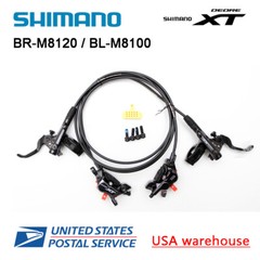 New SHIMANO XT BL-M8100 BR-M8120 4 Pistons Disc Ice Tech Hydraulic Brake Set OE