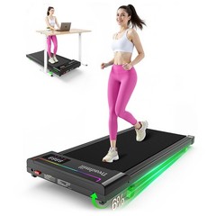 Akluer P03-B Brushless Treadmill with 6% Incline,0.6-4 MPH,330lbs,Anti-Slip Belt
