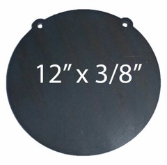 AR500 Steel Shooting Target 12″ x 3/8″ Laser Cut Gong Tactical Scorpion Gear