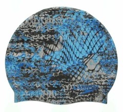 Speedo Swim Cap Adult Unisex Silicone Competition Net Effect Electric Blue – 561