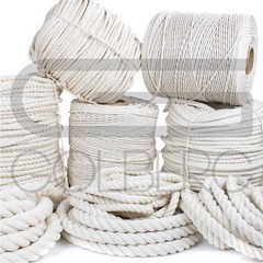 GOLBERG Twisted 100% Natural White Cotton Rope – Several Lengths to Choose From