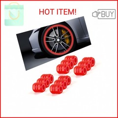 Sandfren 12PCS Car Tire Valve Stem Caps, Luminous Corrosion Resistant Auto Wheel