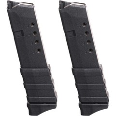 ProMag (2 Pack) Glock Model 43 G43 9mm, 10-Round Magazine, GLK 13, Black Polymer
