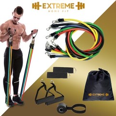 Extreme Resistance Bands 11 Piece Set