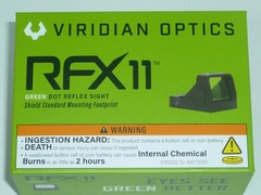 Viridian RFX 11 green dot sight – New – Free Shipping –