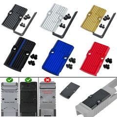 X-Store Laser Star Trijicon RMR Cover Plate For G17 G19 G26 With 2 Set Screws