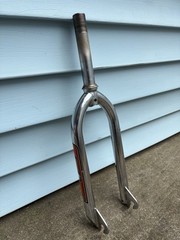 Vintage GT Spinner BMX Fork 20in 1 In Threaded Chrome Old School Forks