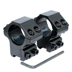 1″ 1 INCH DOVETAIL Rifle Scope Rings,MEDIUM Profile 25MM Fits 3/8″ 11mm 15mm
