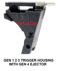 Trigger Housing for Glock 17 19 26 34 Gen 1 2 3 with Gen 4 – 9mm SS Ejector