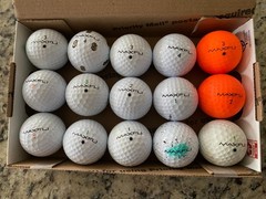 15 Maxfli STRAIGHTFLI / TRIFLI Golf Balls in AAAAA (5A) / AAAA (4A) CONDITION