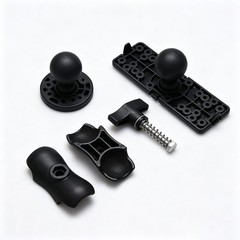 Corrosion Resistant Dual Ball Head Adjustable Fish Finder Mount Fits for Garmin