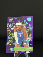 Shai Gilgeous-Alexander Topps Cosmic Chrome Purple Nebular Refractor 139/150