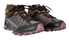 Vibram Hiking Boots Women’s US Size 8 Brown Leather Outdoor Trail Shoes