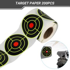 Splatter Target Stickers 3inch Self-Adhesive Reactive Targets Paper for Shooting