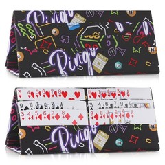 2PCS Playing for Poker, Bridge & Canasta, Foldable 6-Slot Organizer for Bingo…