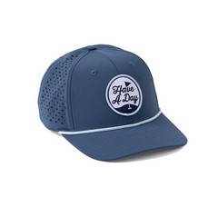 NEW Breezy Golf «Have A Day» Rope Perforated Patch Navy Snapback Golf Hat/Cap