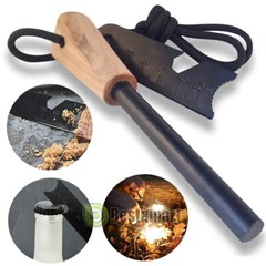4″x3/4″ Huge Ferro Rods Ferrocerium Flint Steel Fire Starters Lighter w/ Handle