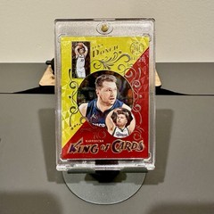 2021-22 Illusions Luka Doncic King Of Cards Asia Red & Yellow /25 SP SSP Rare