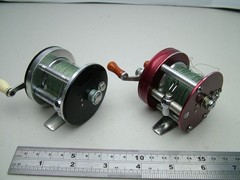 x2 bait casting reel American Langley lurecast model 330 / Bronson Coronet 25