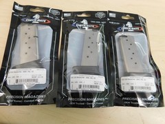 3 – NEW – CHECKMATE MAGAZINES for SIG 938 P-938 P938 – 9MM – 7rd (S448-SIG)