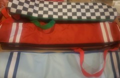Lot of 3 Adjustable Sling Carry Can Bag Cooler Tube 4 Can Cooler Holder