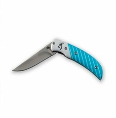 Browning Prism II Teal Clip EDC Hunting Folding Knife Pocket Folder – 3225612