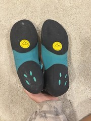 La Sportiva Climbing Shoes Teal/Black Lace-Up US 8.5 EUR 41.5 UK 7.5