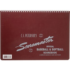 GSB Peterson Baseball/Softball Standard Scorebook – Maroon