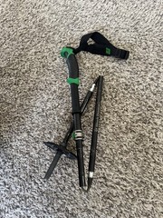 Black Diamond Compactor Adjustable Ski Pole 105-125cm Green / Black Z-Pole