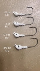 Poison Tail Jig Head, Swimbait, Swimjig Umbrella, 1/8, 1/4, 3/8 oz, Mustad Hooks