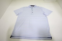 Greyson Golf Classic Polo Mens Size Medium White/Sky Regular New INV13098064