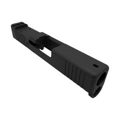 LFA Cerakote RMSc Slide for G43 Front Rear Serrations Black