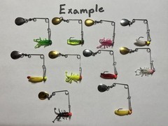 Beetle Spin 1/32oz 10 Variety PK Case Included‼️Read Description‼️Fishing Lures