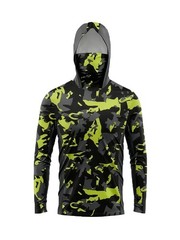 Fishing Hoodies Sun Anti-UV Mask Summer Scarf Long Sleeve T Shirt Fish Tops