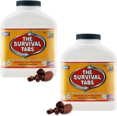30 days of emergency survival food supply chocolate 25-year shelf life none GMO