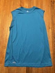Starter Dri-Star Youth XXL 18 Aqua Blue Sleeveless Muscle Active Tank Top Shirt