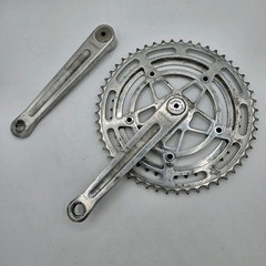 Stronglight Double Crankset Square 52/42t, 170 mm, French Threads 14 mm x 1.25